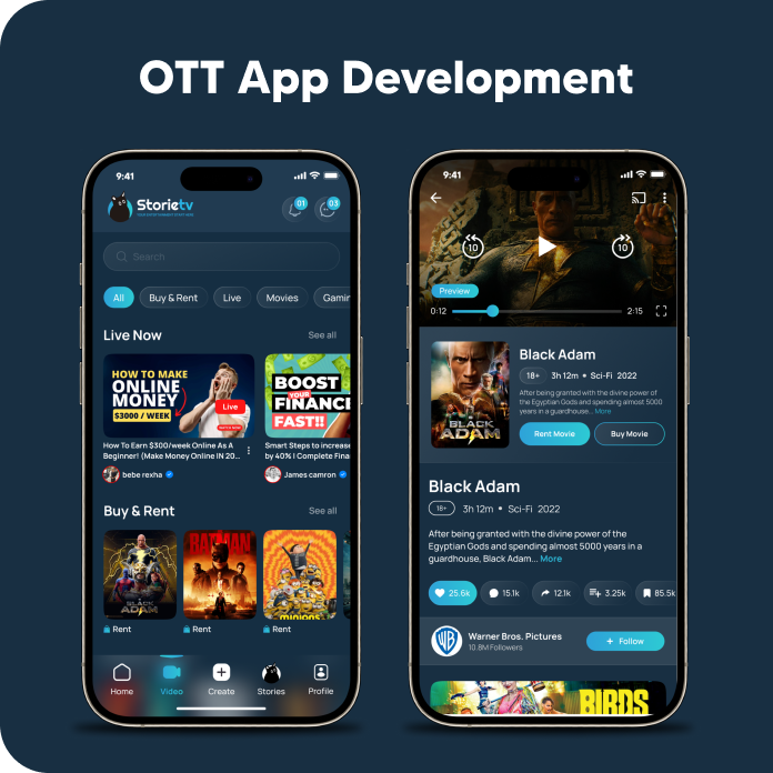 OTT Apps Development Company